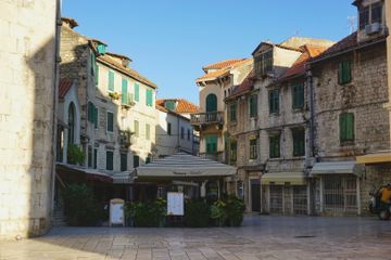 A restaurant in the old town